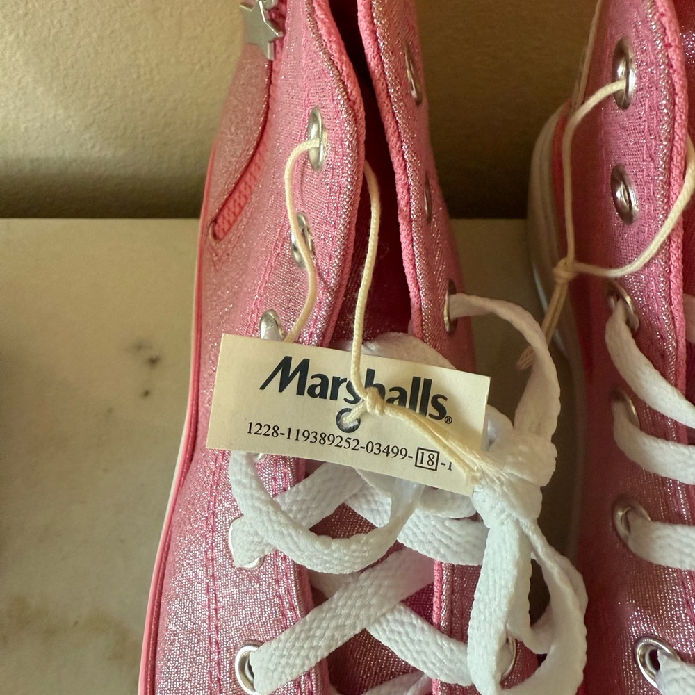 Marshalls Pink Kids Sneakers - Picture 9 of 13